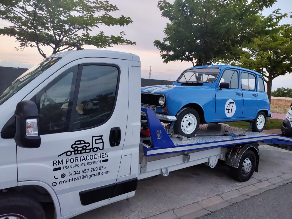 Transporte de coche clásico